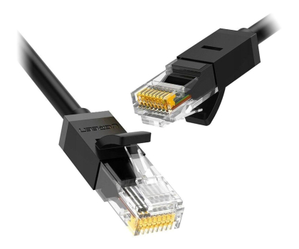 UGREEN NW102 Kabel sieciowy Ethernet RJ45 Cat.6 UTP 8m czarny